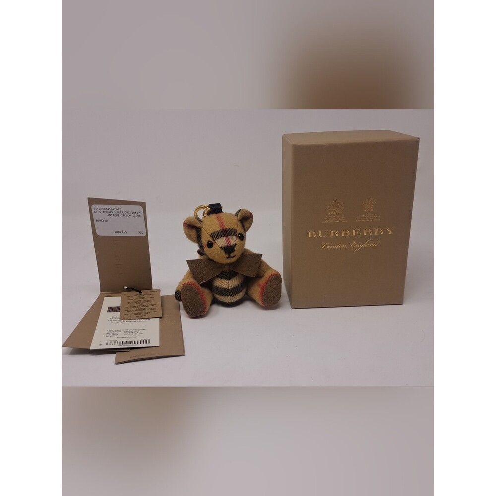 Burberry Bag Charm Thomas the Bear Bag Charm Key Chain Backpack Nova Check